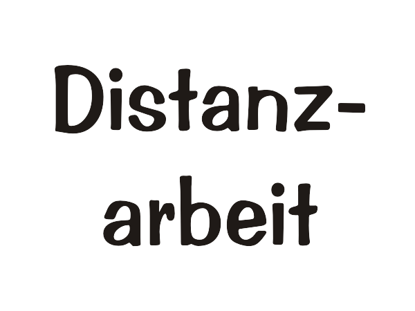 Distanzarbeit